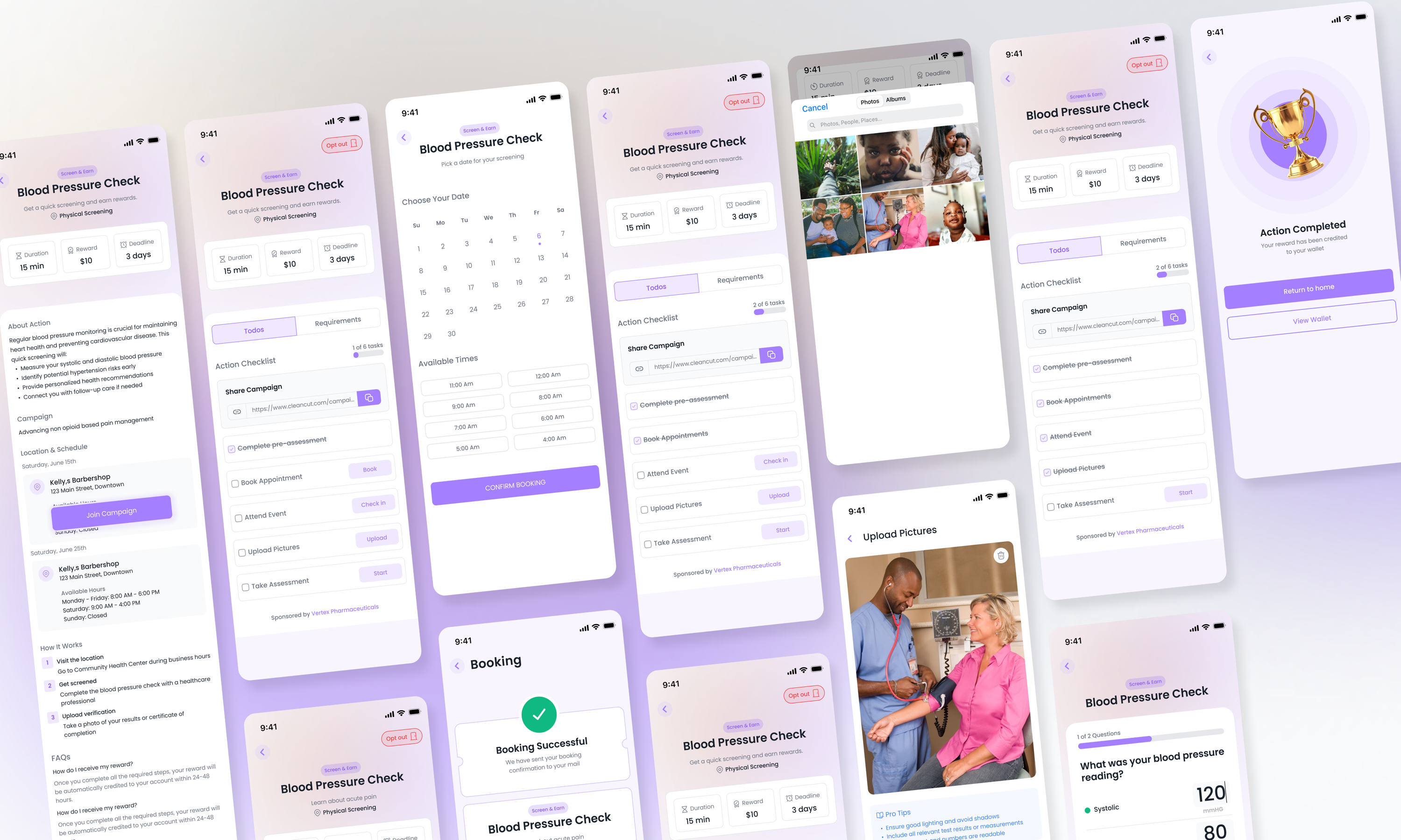 Member action flow — complete checklist tasks and upload verification evidence
